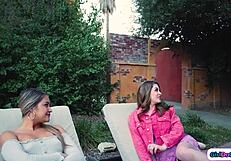 stepteen 18+ gets new stepmom to lick pussy