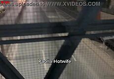 Paolla Hotwife Humiliates Cuckold With Big Black Cock Outdoors