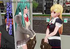 hentai cartoon girl gets fucked in 3d anime