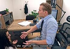 Loan4K: Secret Sex Between Slutty Boss And Naughty Manager On Office Table?
