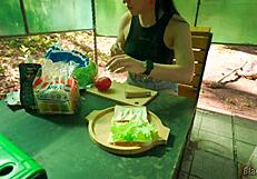 Intense Complete Girlfriend Experience with Camping, Fishing, Cooking, and Outdoor Sex