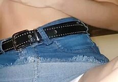 Petite teen causes public park scandal