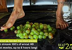 hey raven rogue, smashing grapes on beat2feetcom! getting all wet and sticky backstage, huh?