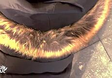 Intense german teen anal gangbang in public