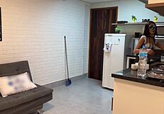 I Can't Believe I'm Gagging On That Big Cock As The Maid