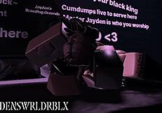 Fucking a Snowbunny Fan on Roblox