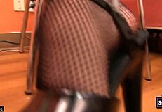 Big ass sinn sage removes lingerie and displays pussy lips in bedroom