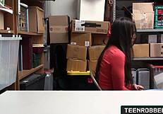 hard doggystyle with shy teen shoplifter lilly hall