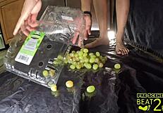 hey raven rogue, smashing grapes on beat2feetcom! getting all wet and sticky backstage, huh?