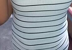 वाह! देखो वेसीना की टाइट चूत सुससेक्सिकारिबे के साथ घरेलू चुदाई में