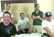 amateurs get into a wild gangbang orgy with ripped clothes