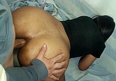 Colombiana Culona Receives Anal Punishment Bent Over