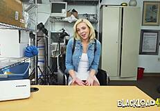 Cute Blondie In Police Uniform Enjoys Black Cock In Pornstar Storyline With Teen 18+