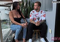 Colombian milf Silvana Lee nails it in missionary after chatting with Brian Evansx.