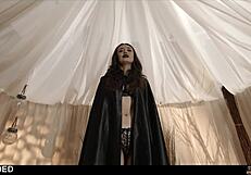 Damn! Witch Mistress Squirts Under Voodoo Doll Magic Control