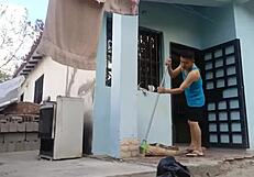 Beauty and the beast - ugly old man fucks beautiful busty and big ass woman