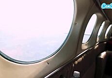 Horny Latina Dances and Gets Fucked on Private Plane in Mile High Club Webcam