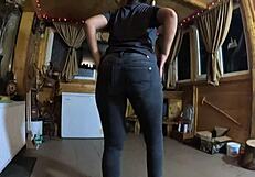 Face-Fucking And Cum Play While Wearing Tight Jeans In This Preview Clip.