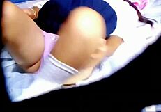 Secretly Recording My Mexican Neighbor's Homemade Anal Creampie Through Window In Outdoor Public Setting