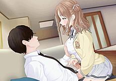 3D hentai uniform creampie with squirting in anime