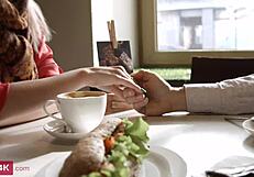 Herda Wisky, the avid reader, bangs a hung stranger after flirting.