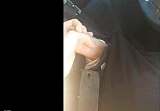 I love giving that quick handjob in the car while we're driving around town