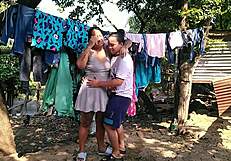 Pregnant Woman Gets Licked And Fucked Outdoors