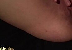 Hey, check out this big pussy lips stretching solo show