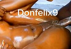 African beauty unleashes her juicy squirting orgasm all over my massive cock in homemade Naija video