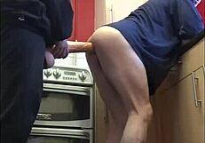 bisexual guy pegged hard in public strapon collection