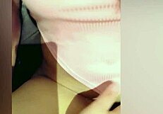 How can a skinny mexican girl have such big tits in early morning quickie?