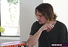 i watched nina elle seduce mila jade's tutor into a threesome with dick riding lessons