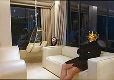 anal adventure with tiny teen in cosplay maid costume