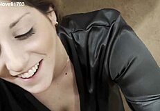 that blonde milf slapped my cock while pretending i'm not her son during taboo outtake