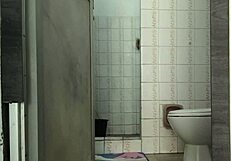 Homemade voyeur roleplay where latina touches herself in bathroom