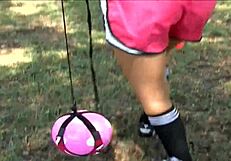 What Happens When Two Blonde Girls Dive Into Strap-On Lesbian Sex Action?