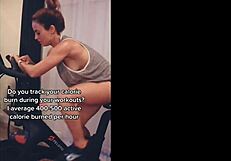 Intense nipslip during workout session.