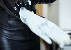 Can you feel the smooth latex gloves sliding over your skin in this ASMR session!