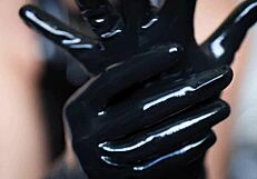 Can you feel the smooth latex gloves sliding over your skin in this ASMR session!