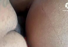 Wife gives ass to husband on street