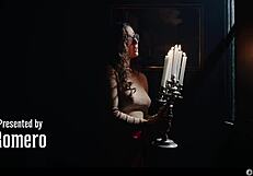 is the nerdy girl ready for vampire seduction by the sexy blonde?