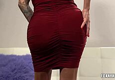 hot anal play with tranny brunette ts foxxy