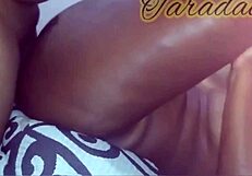 Preta Gemendo Gostoso com o Meu Pau no Rabo