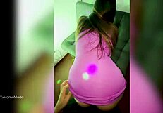 latin teen dances hot in nightclub then gets stranger's hard sex