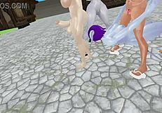 Hornycraft beta game with shemale anal and big ass action