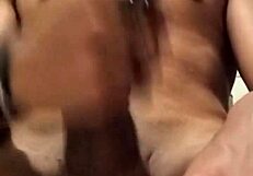 Is this Brazilian guy jerking off solo in close-up for you to watch?