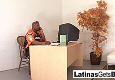 Rane and Jasmine's interracial threesome with big black cock