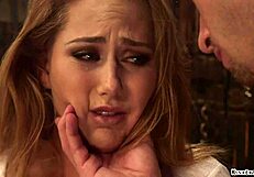 Bent Over Bound Blonde Whipped