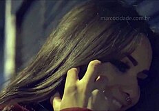 Latina Carol Fenix Gets Voyeur Group Fucking with Cum on Big Ass Tattoo