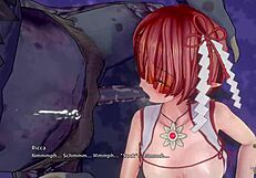 i watch knight ricca fight ghouls in hentai game